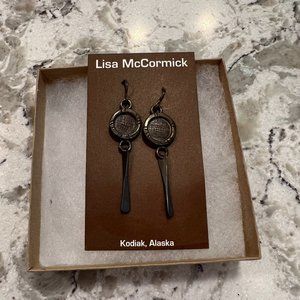 Lisa McCormick Silver Drum Earrings